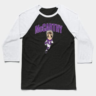 J.J. McCarthy Caricature Baseball T-Shirt